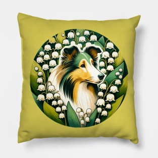 Lily of the Collie Pillow