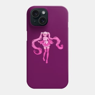 Kawaaii Pink Cherry Blossom Sakura Hatsune Miku Vocaloid Phone Case