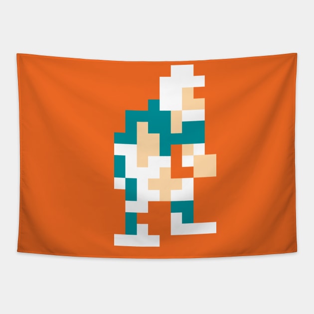 8-Bit Linebacker - Miami Tapestry by The Pixel League