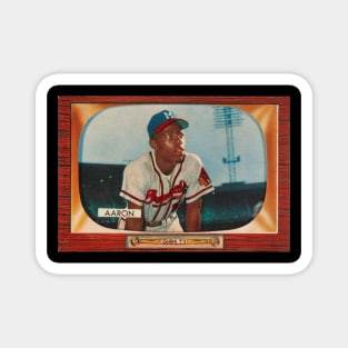 Hank Aaron 1955 Bowman Magnet