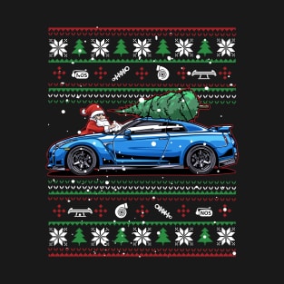 Christmas Ugly Nissan GT-R R35! Great XMas Present! T-Shirt