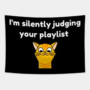 I'm Silently judging your Playlist Tapestry