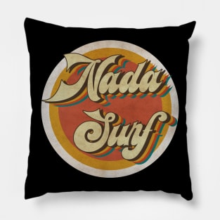 circle vintage Nada Surf Pillow