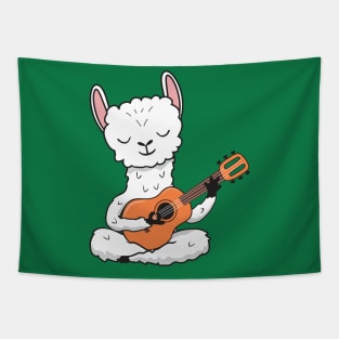 llama playing guitar Tapestry