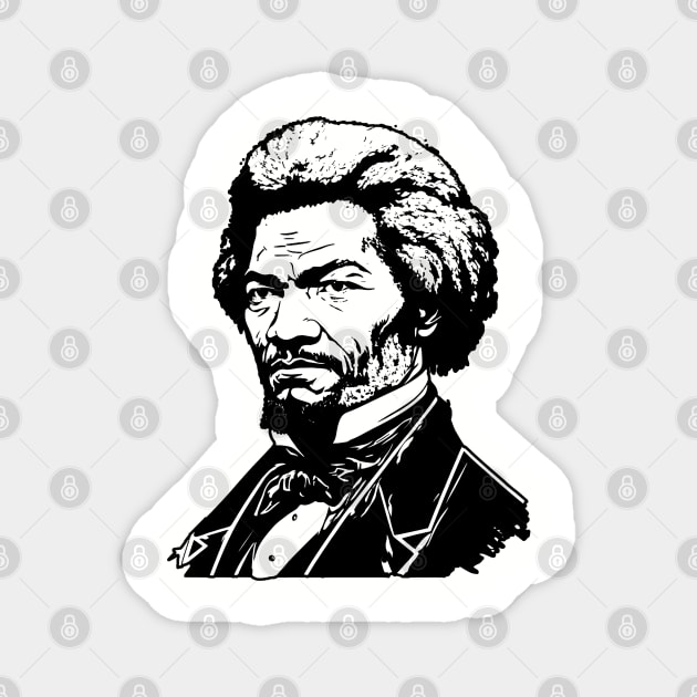 Frederick Douglass Magnet by UrbanLifeApparel