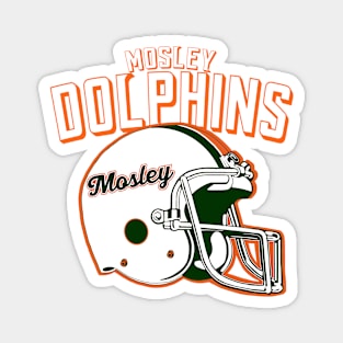 Mosley Dolphins football Magnet