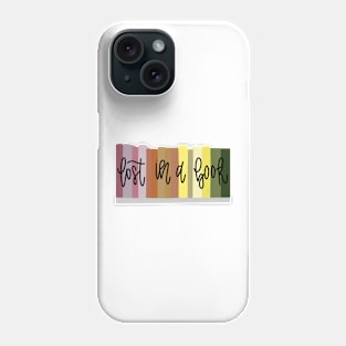 “Lost in a Book”! Sticker Phone Case