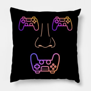 Gamer Face Pillow