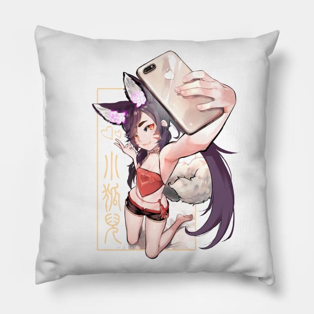 Selfie Pillow by RobotCatArt