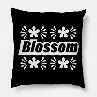 Blossom blossoming logo design Pillow