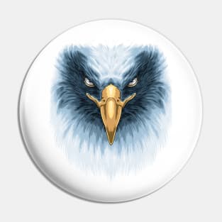 Eagle Face Pin