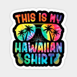This Is My Hawaiian Tropical Luau Costume Party Wear Magnet