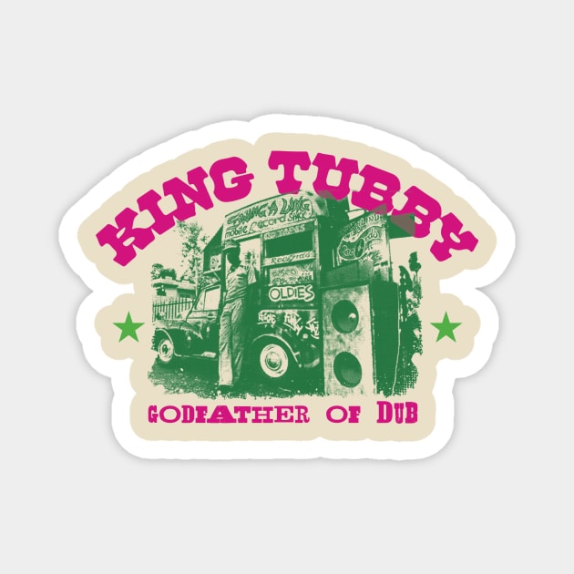 King Tubby Godfather of Dub Magnet by HAPPY TRIP PRESS