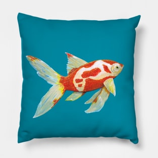 Comet tail goldfish Pillow