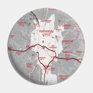 Kathmandu red/grey Pin