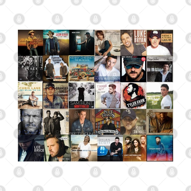 country music collage by morgananjos