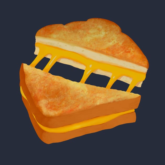 Grilled cheese sandwich by Brynn-Hansen