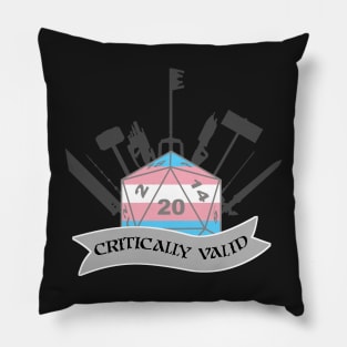 Critically Valid: Transgender Pride Pillow