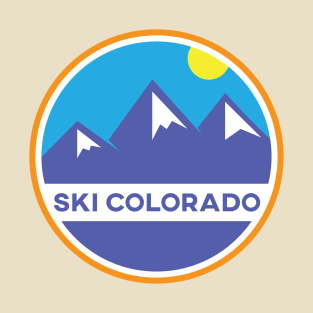 Ski Colorado Badge T-Shirt