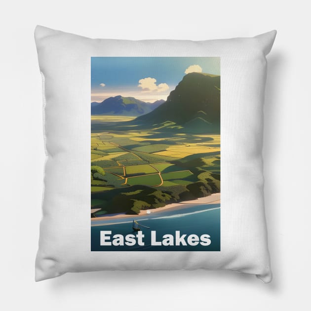 East Lakes Pillow by Colin-Bentham