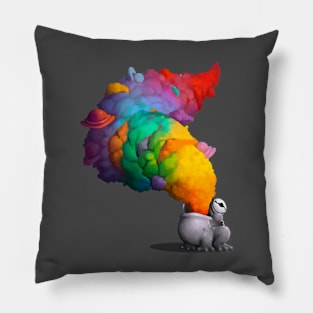 Rainbow Toad Pillow