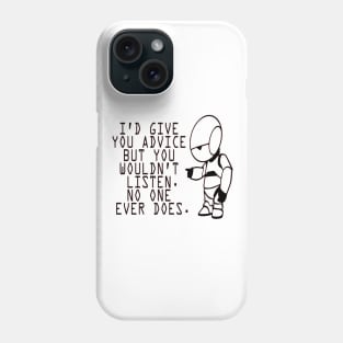 Marvin Advice - Hitchhikers Guide to the Galaxy Phone Case
