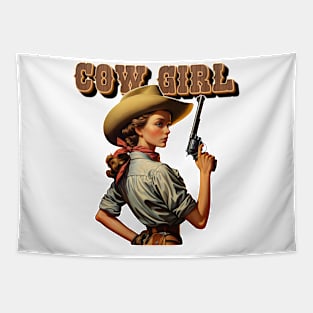 Cowgirl Tapestry