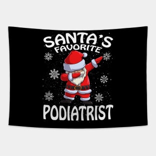 Santas Favorite Podiatrist Christmas Tapestry