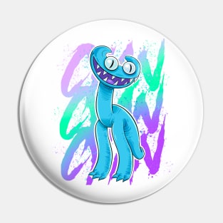 raimbow friends cyan Pin