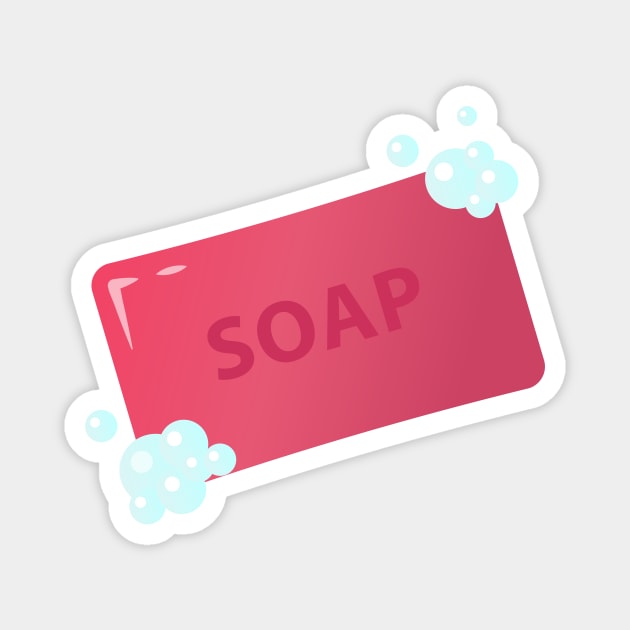 Bath Soap Magnet by KH Studio