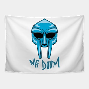 MF DOOM MASK BLUE Tapestry