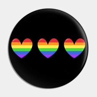 Gay Hearts! Pin