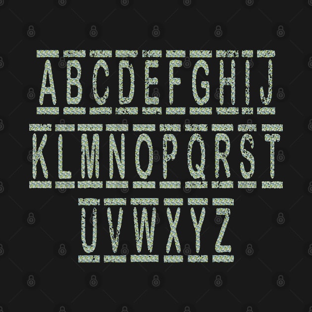 Alphabets T-shirt by ARRIGO