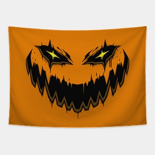 Evil Pumpkin - Halloween Tapestry