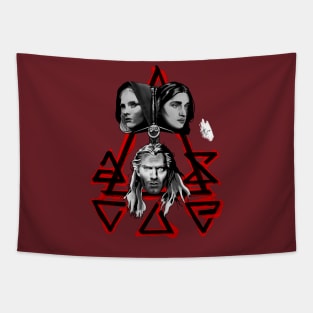 The Witcher Netflix BW Tapestry