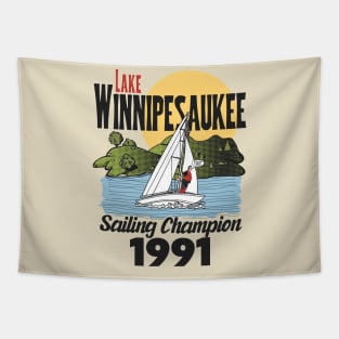 Lake Winnipesaukee Sailing Champion Tapestry