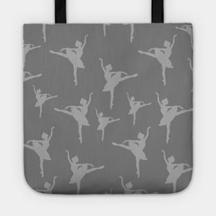 Ballerina Grey Pattern Tote