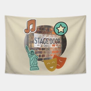 Retro Broadway Dreamer Tapestry