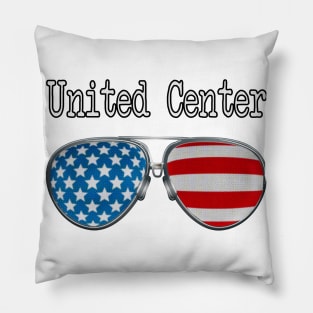 AMERICA PILOT GLASSES UNITED CENTER Pillow