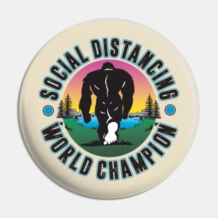 Social Distance WC Pin