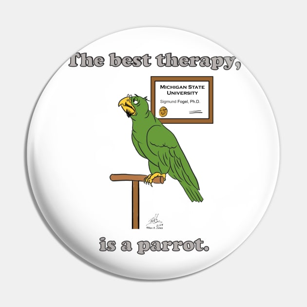 The Best Therapy is a Parrot. Pin by Laughing Parrot