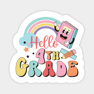 Vintage Hello 4th Grade. Magnet