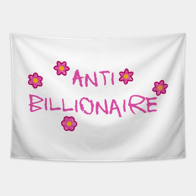 Anti Billionaire - Anti Capitalism Tapestry by Football from the Left