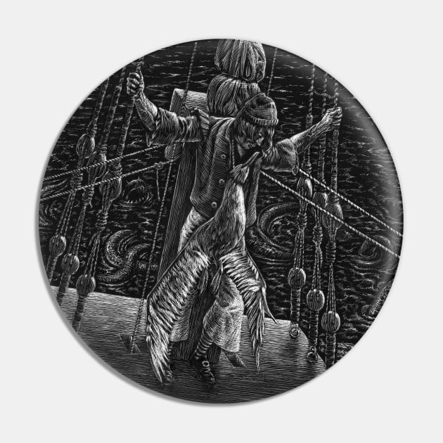 The Rime of the Ancient Mariner Pin by WonderWebb