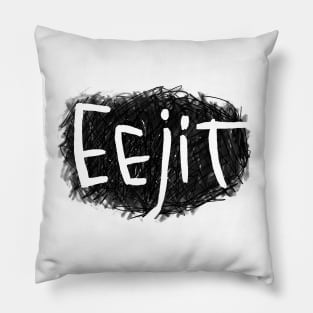 Irish Slang: Eejit, funny Irish Pillow