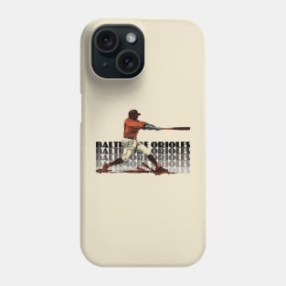 Retro Baltimore Orioles Slugger Phone Case