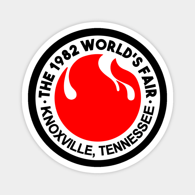 '82 World's Fair Logo - 1 Magnet by BigOrangeShirtShop