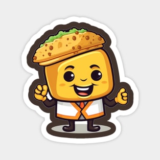 kawaii Taco cehees T-Shirt cute potatofood funny Magnet