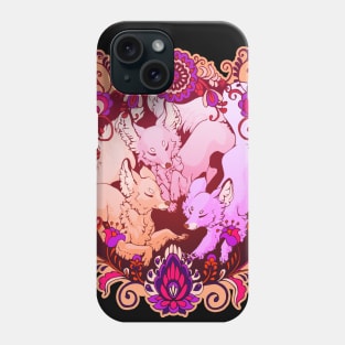 Folk Foxes Phone Case