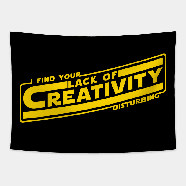 Lack of Creativity Tapestry by DrRoger